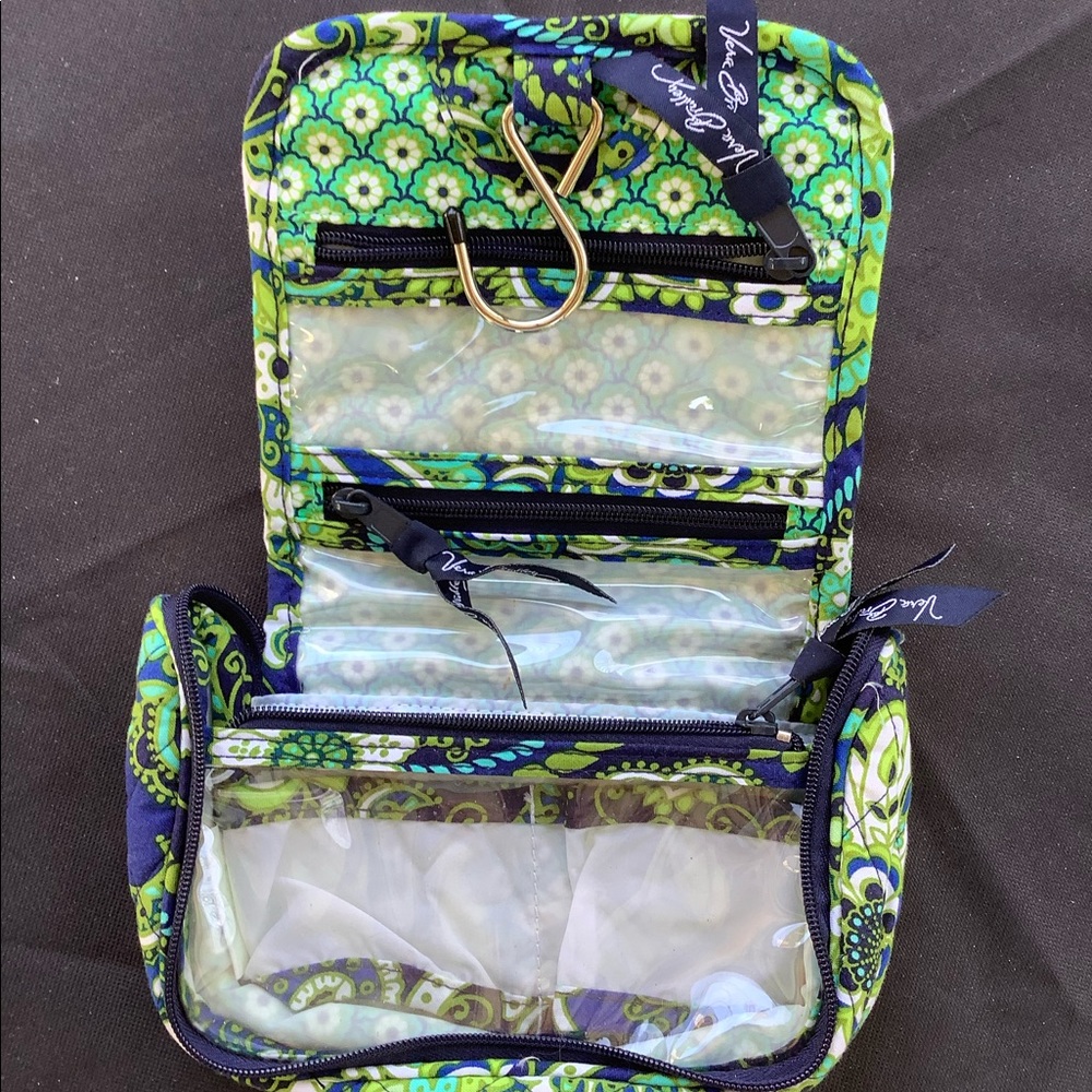 Vera Bradley Rhythm and Blues Mini Hanging Cosmetics Organizer - Picture 2 of 3